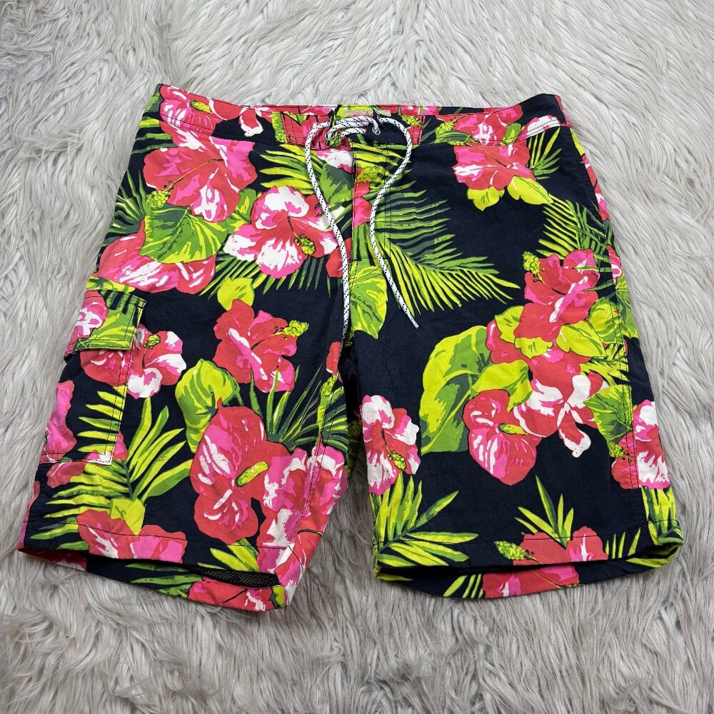 J.Crew Tropical Floral Swim Trunks / Shorts